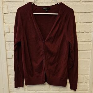Banana Republic NWOT Maroon V-Neck Women's Sweater